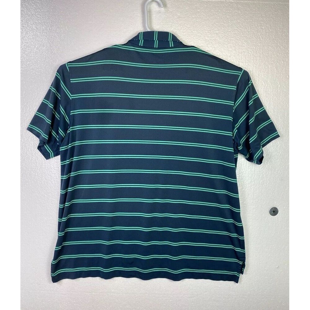 Peter Millar Summer Comfort Men‎ Golf Polo Shirt XL Carolinas Golf Blue Striped - Picture 4 of 10
